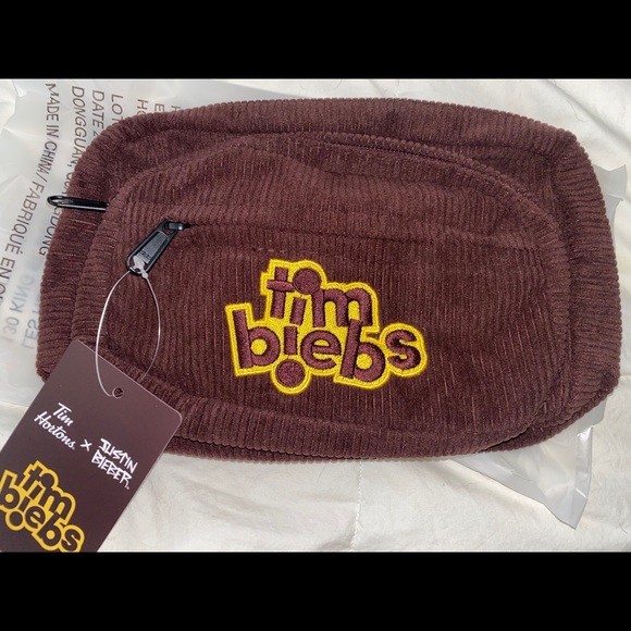 Tim Biebs Fanny pack NWT Justin Bieber x Tim Hortons - Picture 1 of 4